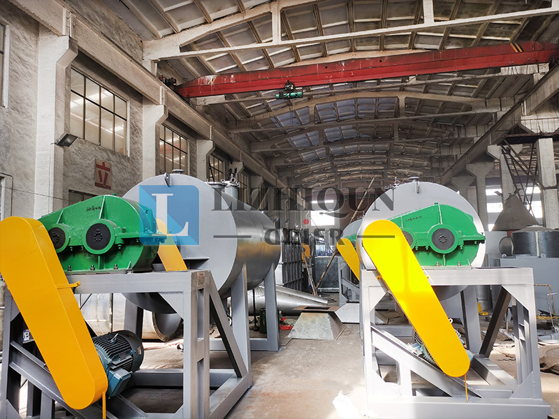 耙式干燥机制作完毕